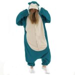 Pyjama kigurumi xxl dessin animé pour adultes - ece - bleu clair - 100% polaire Pyjama kigurumi xxl dessin animé pour adultes - ece - bleu clair - 100% polaire