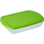 Pyrex - cook&store - plat rectangulaire en verre avec couvercle 40x27 cm Pyrex - cook&store - plat rectangulaire en verre avec couvercle 40x27 cm