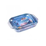Pyrex - ensemble de plats de cuisson au four pyrex transparent verre borosilicat (3 pcs)
