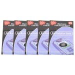 Qiilu autocollants de t�l�phone portable de protection emf 5g 5 pi�ces 2 en 1 5g protection emf autocollants ...