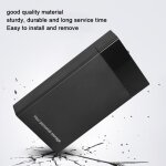 Qiilu botier de disque mobile w3530 botier de disque dur externe 35 pouces usb 3. 0 (100 - 240v) (prise ...