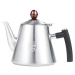 Qiilu cafetire en acier inoxydable 1. 2l acier inoxydable cuisinire thire th cafetire bouilloire ...