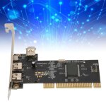Qiilu carte pci express firewire 1394 vers externe ieee haute vitesse contrleur adaptateur 1394 pour ...