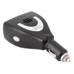 Qiilu chargeur donduleur 75w dc12v � ac 220v convertisseur donduleur de voiture adaptateur de chargeur ...