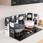 Qiilu cran anti - claboussures dhuile de cuisine plaque de dflecteur dhuile de cuisinire  gaz de ...