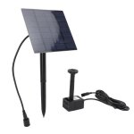 Kit de pompe  eau solaire - qiilu - puissant jet - matriau abs - cologique - utilisation polyvalente ...