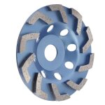 Qiilu meule diamante 125 mm meule diamante tasse 10 l dents bleu 125mm pour poncer bton pierre ciment ...