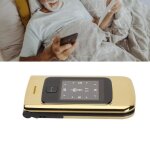 Qiilu t�l�phone portable senior 4g � clapet - grandes touches - son clair - double �cran - batterie 4800mah ...