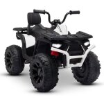 Quad électrique 2x 40w pour enfant - avec 4 suspensions marche av - ar et système audio couleur:blanc ... Quad électrique 2x 40w pour enfant - avec 4 suspensions marche av - ar et système audio couleur:blanc ...