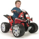 Quad �lectrique pour enfant injusa - the beast - rouge - 12v - grandes roues