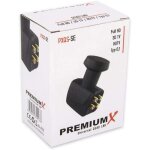 Premiumx quad lnb pxqs - se black edition sat dvb - s2 hdtv 4k pour 4 récepteurs Premiumx quad lnb pxqs - se black edition sat dvb - s2 hdtv 4k pour 4 récepteurs
