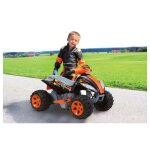 Quad pico 6v pour enfants 3  5 ans - jamara - batterie 6v 7 ah - orange - 4 roues