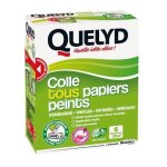 Colle tous papiers peints - quelyd - 150g - indicateur coloré - sans solvant - préparation facile Colle tous papiers peints - quelyd - 150g - indicateur coloré - sans solvant - préparation facile
