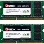 Qumox 16go ( 2x 8go ) 1333mhz ddr3 pc3 - 10600 - pc - 10600 204 broches so dimm cl9 mmoire pour apple ...