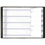 Agenda - quo vadis - 195034 - couverture souple - noir - mensuel extra plat 10x15 cm