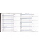 Quo vadis minibest - agenda civil - mensuel - format : 75x14cm noir - anne 2023