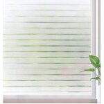 Rabbitgoo film Électrostatique fenêtre 90x300cm motif rayure autocollant fenêtre film pour vitre maison ... Rabbitgoo film Électrostatique fenêtre 90x300cm motif rayure autocollant fenêtre film pour vitre maison ...