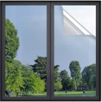 Rabbitgoo film miroir fenêtre 44. 5x300cm sans tain à sens unique auto - adhésif protection de solaire ... Rabbitgoo film miroir fenêtre 44. 5x300cm sans tain à sens unique auto - adhésif protection de solaire ...