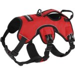 Rabbitgoo harnais pour chien avec poign�e de levage harnais r�glables pour animaux de compagnie facile ...