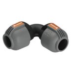 Raccord coude - gardena - 2773 - 20 - diam�tre 25mm - arrosage de jardin - syst�me quick & easy