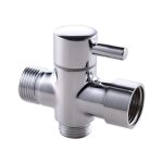 Raccord en t - inf - 3 voies - vanne darr�t - installation facile - contr�le du d�bit