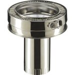 Raccord haut sur conduit poujoulat therminox dn80mm