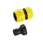 Raccord rapide complet premium 3 / 4 (19 mm) - karcher - pour arrosage de jardin - adaptateur de robinet ...