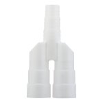Raccord universel tubes condensats en y goulotte clim - ip40 ik08 - blanc - zenitech Raccord universel tubes condensats en y goulotte clim - ip40 ik08 - blanc - zenitech