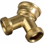Raccord y pour tuyau darriv�e deau - folaya - 269 mm (3 / 4) - laiton - version professionnelle en m�tal ...