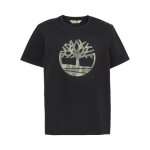 T - shirt homme timberland manches courtes noir - coupe ajust�e - logo imprim� - confort exceptionnel ...