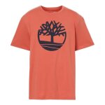 T - shirt homme timberland - orange - col rond - manches courtes