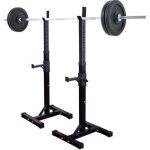Rack de rangement pour haltres capacit 150 kg - cage de squat support de squat rglable