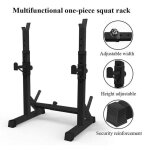 Rack de rangement homewell - support amovible pour squat profond - noir