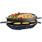 Raclette / grill / crpire - tefal - neo bleu re310412 - 8 personnes - 1050w - revtement antiadhsif ...