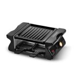 Raclette 4 personnes avec plaque de grill anti adhsive rc pilatus kitchencook