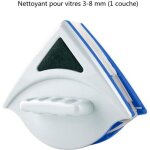 Raclette lave vitre aimant nettoyage magntique outil nettoyage brosse pour lpaisseur de fentres  ...