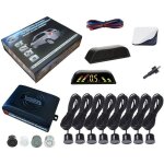 Radars de recul sonore avant arrière avec écran led vega® marque française 8 capteurs noirs Radars de recul sonore avant arrière avec écran led vega® marque française 8 capteurs noirs
