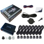 Radars de recul sonore avant arrière vega® marque française sonore 8 capteurs noirs Radars de recul sonore avant arrière vega® marque française sonore 8 capteurs noirs