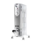 Radiateur bain dhuile orso - supra - 1500w - blanc - fluide caloporteur - vertical Radiateur bain dhuile orso - supra - 1500w - blanc - fluide caloporteur - vertical