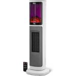 Radiateur soufflant cramique 2000w avec effet flamme - warm tech