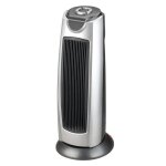 Radiateur cramique oscillant 2000w - profile - gris - chauffage rapide