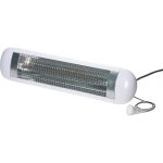 Radiateur chauffage rayonnant pour table  langer infrarouge fixation murale blanc - olympia 97923 bs ...