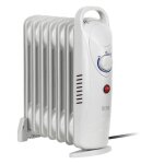 Radiateur lectrique  huile teesa tsa8035 800 w (7 ailettes) avec thermostat blanc