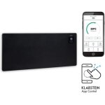 Radiateur lectrique - klarstein bansin smart 2500w - convecteur programmable - noir