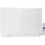 Radiateur lectrique - oneconcept - radiateur bain dhuile 800 w avec thermostat et minuterie - blanc