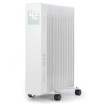 Radiateur à huile - klarstein - sanford smart - 2500 w - commande wifi - Écran led - blanc Radiateur à huile - klarstein - sanford smart - 2500 w - commande wifi - Écran led - blanc