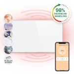 Radiateur électrique - klarstein - contrôle wifi - chauffage infrarouge - 60x100 cm - radiateur infrarouge ... Radiateur électrique - klarstein - contrôle wifi - chauffage infrarouge - 60x100 cm - radiateur infrarouge ...