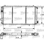 Radiateur de moteur - valeo - 731173 - rad mot citroen c15