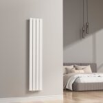 Radiateur à panneau plat nore 540 w acier 160 x 30 cm blanc Radiateur à panneau plat nore 540 w acier 160 x 30 cm blanc