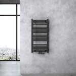 Sogood radiateur de salle de bain sche - serviette 100x60cm radiateur tubulaire vertical chauffage  ...